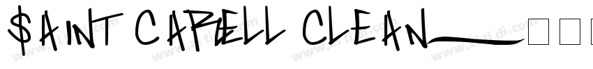 Saint Carell Clean字体转换